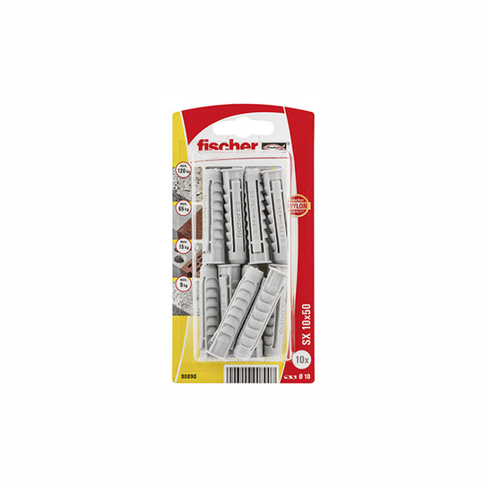 NYLONPLUGG SX10 K 10ST | Beijerbygg Byggmaterial