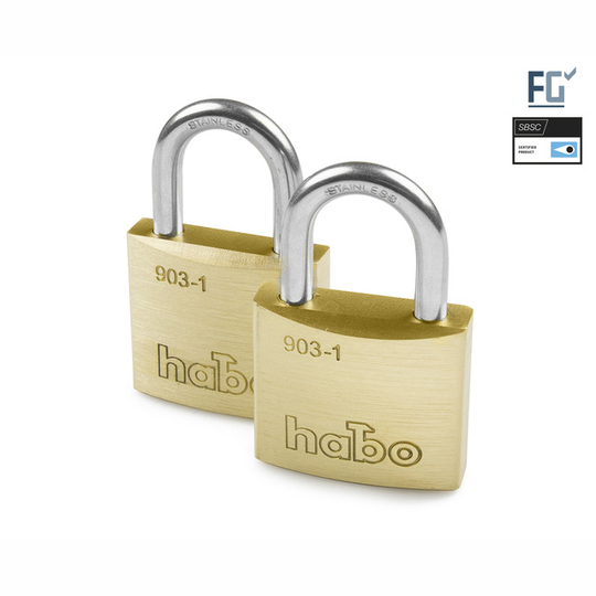 HÄNGLÅS HABO 903-1 TWIN KL.1 | Beijerbygg Byggmaterial