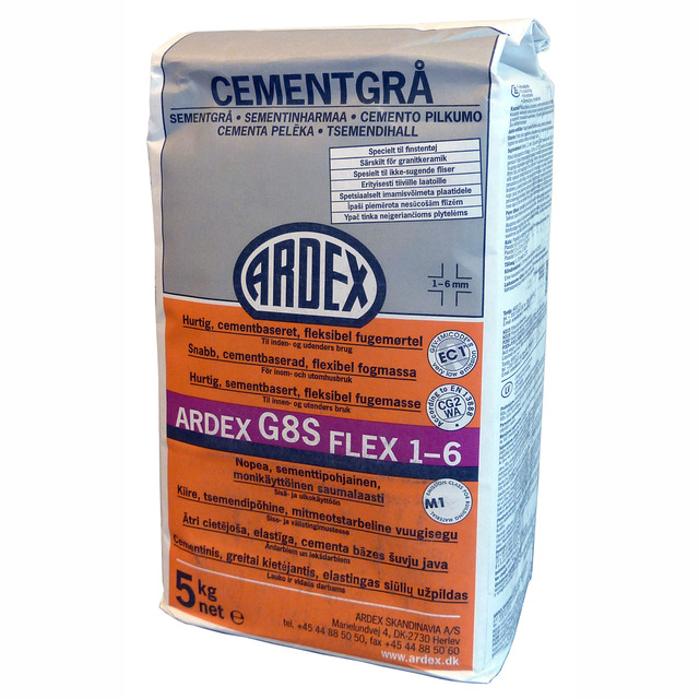 KAKELFOG G8S CEMENTGRÅ 5KG