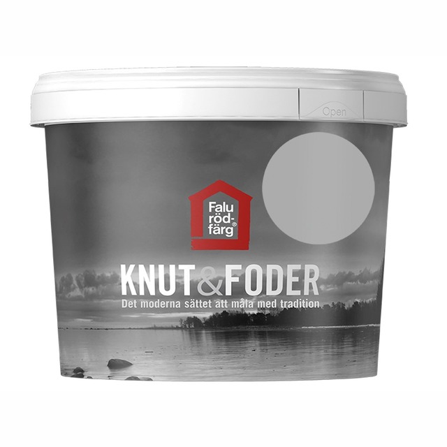 FALU RÖDFÄRG KNUT&FODER GRÅ 1L