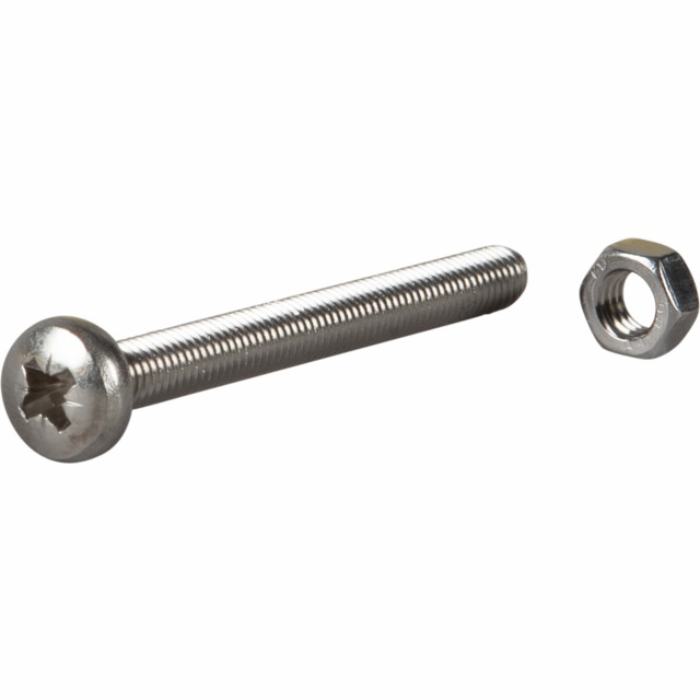 MASKINSKRUV MCS A4 M5X50MM 4ST