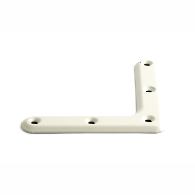 HÖRNJÄRN 1154 VIT 4ST 102X102MM BR