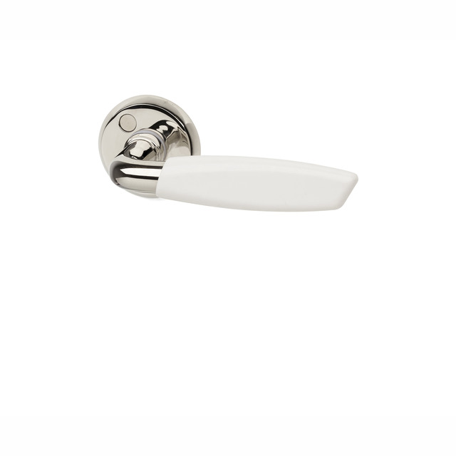DÖRRHANDTAG A3130N VIT/NICKEL
