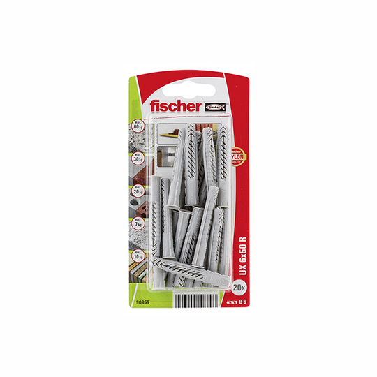 UNIVERSALPLUGG UX R K 6X50 | Beijerbygg Byggmaterial