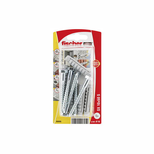 NYLONPLUGG/SPÅNSKRUV SX10 SK | Beijerbygg Byggmaterial