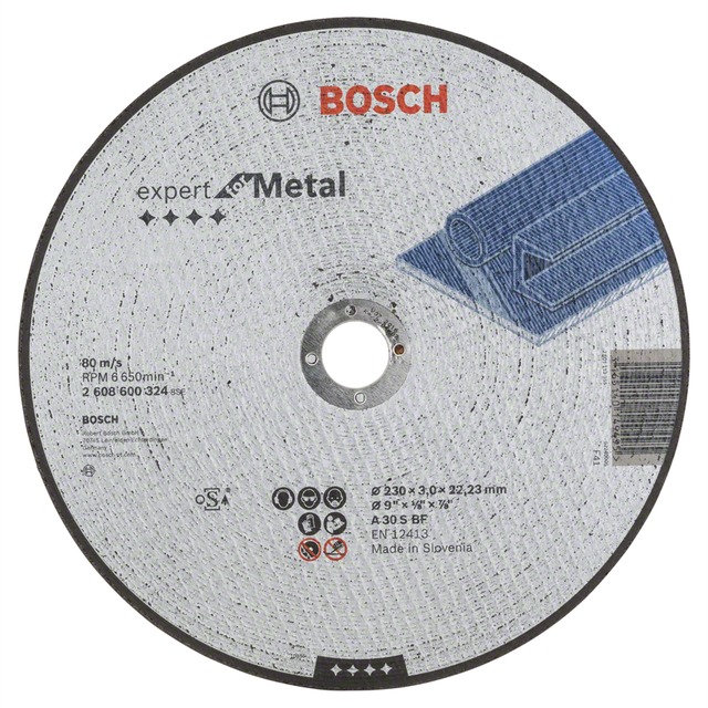 KAPSKIVA STÅL RAK 230X3.0MM