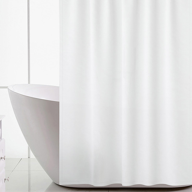 DUSCHDRAPERI VIT 180X200CM SB