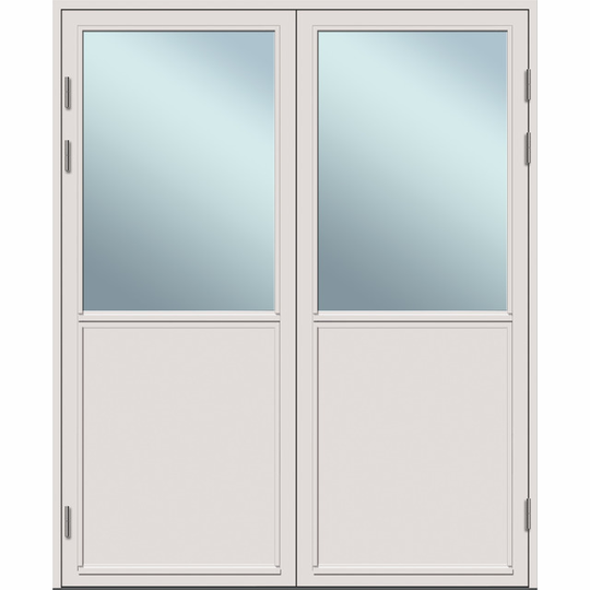 ALTANDÖRR TRÄ 12X20/12Ö V RAW VHDE VIT PAR | Beijerbygg Byggmaterial