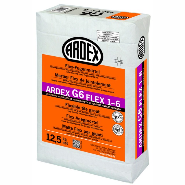 KAKELFOG G6 FLEX SILVERGRÅ 12,