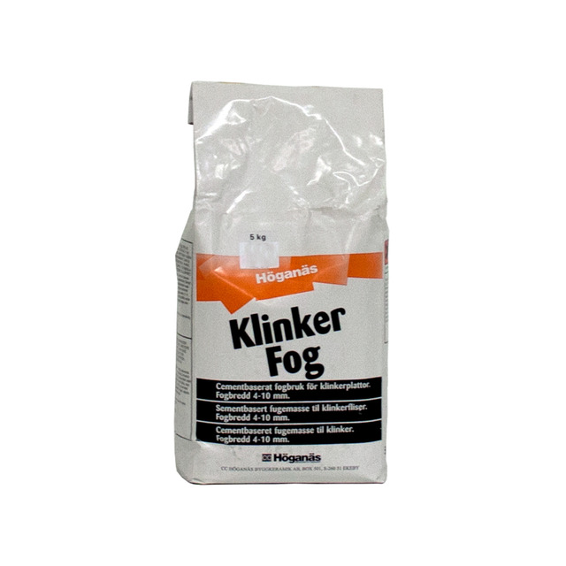 KLINKERFOG FB 23 5 MÖRKGRÅ 5KG