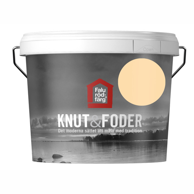 FALU RÖDFÄRG KNUT&FODER GUL 3L