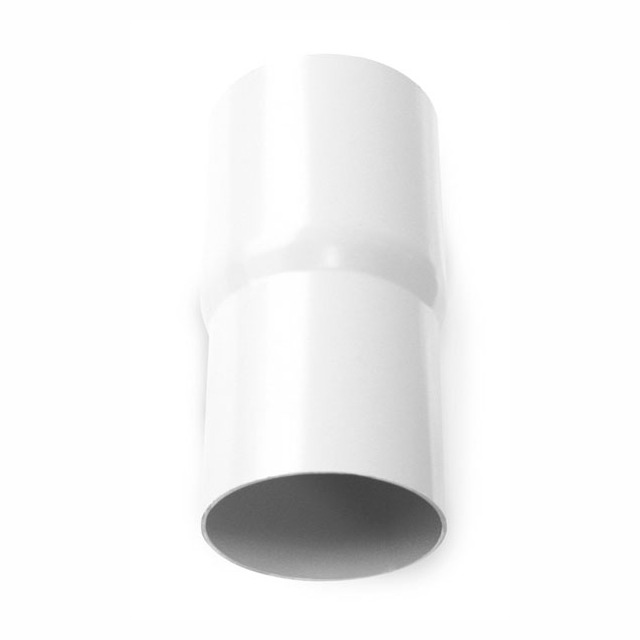 KOPPLINGSRÖR 75MM I VIT PLAST