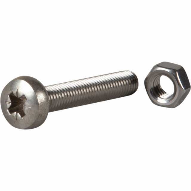 MASKINSKRUV MCS A4 M5X30MM 4ST