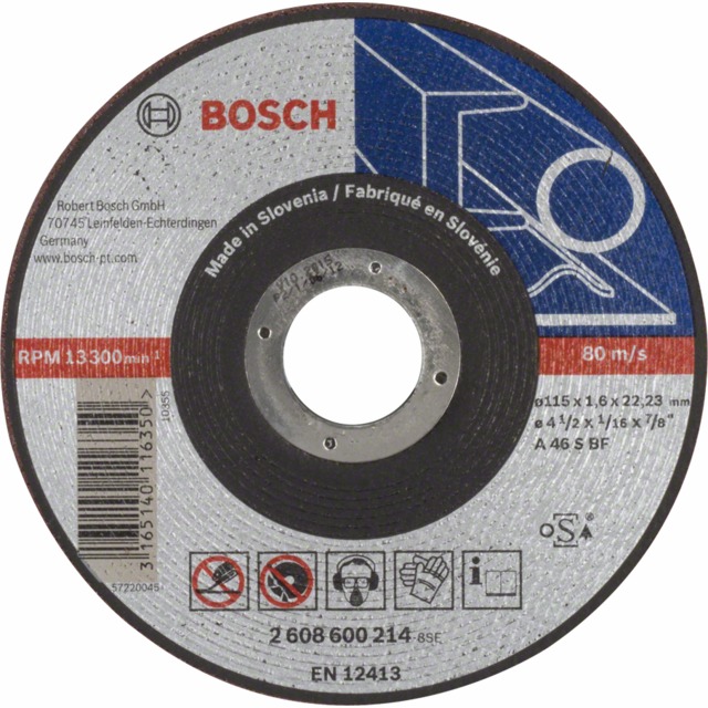 KAPSKIVA METALL RAK 115X1.6MM
