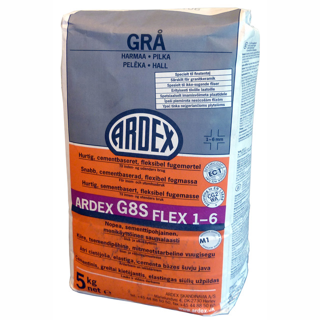 KAKELFOG G8S GRÅ 5KG