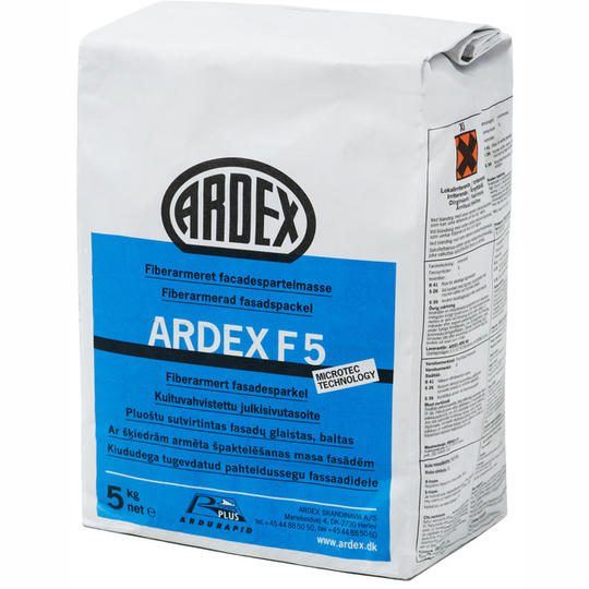 ARDEX F5 VÄGGSPACKEL 5KG UTE/INNE | Beijerbygg Byggmaterial