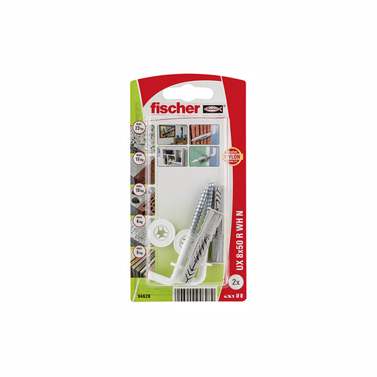 UNIVERSALPLUGG UX WH NK 8X50 | Beijerbygg Byggmaterial