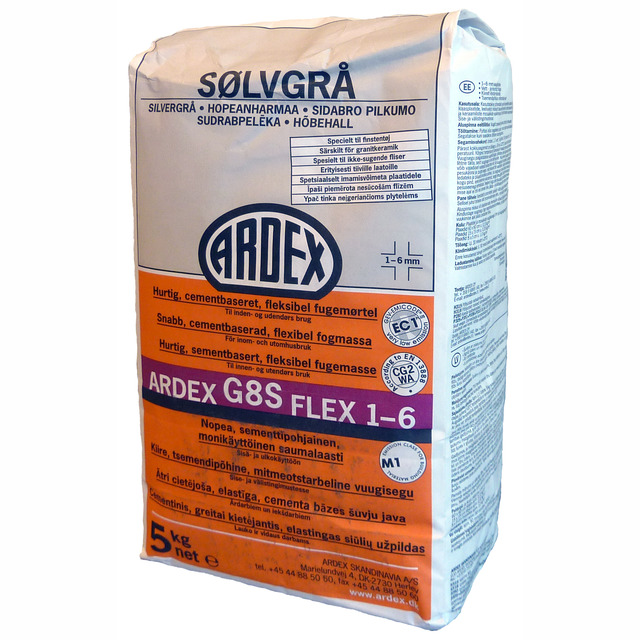 KAKELFOG G8S SILVERGRÅ 5KG