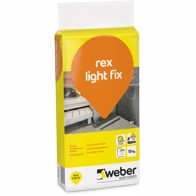 FÄSTMASSA REX LIGHT FIX 15KG